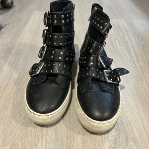JSLIDE combat boots size 8.